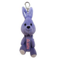Plush Purple Bunny Pez Dispenser Keychain